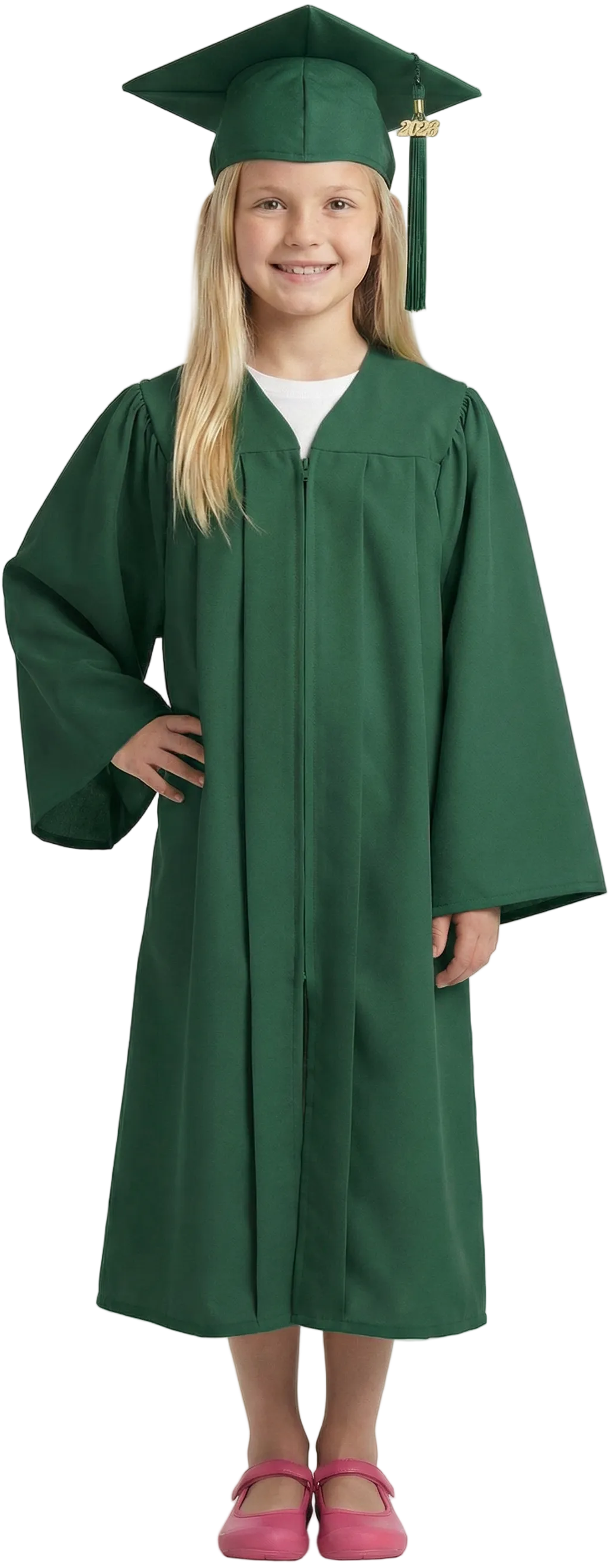Matte Hunter Elementary Cap & Gown