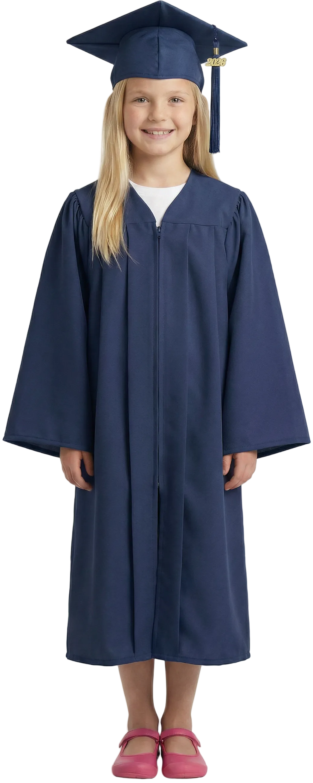 Matte Navy Blue Elementary Cap & Gown