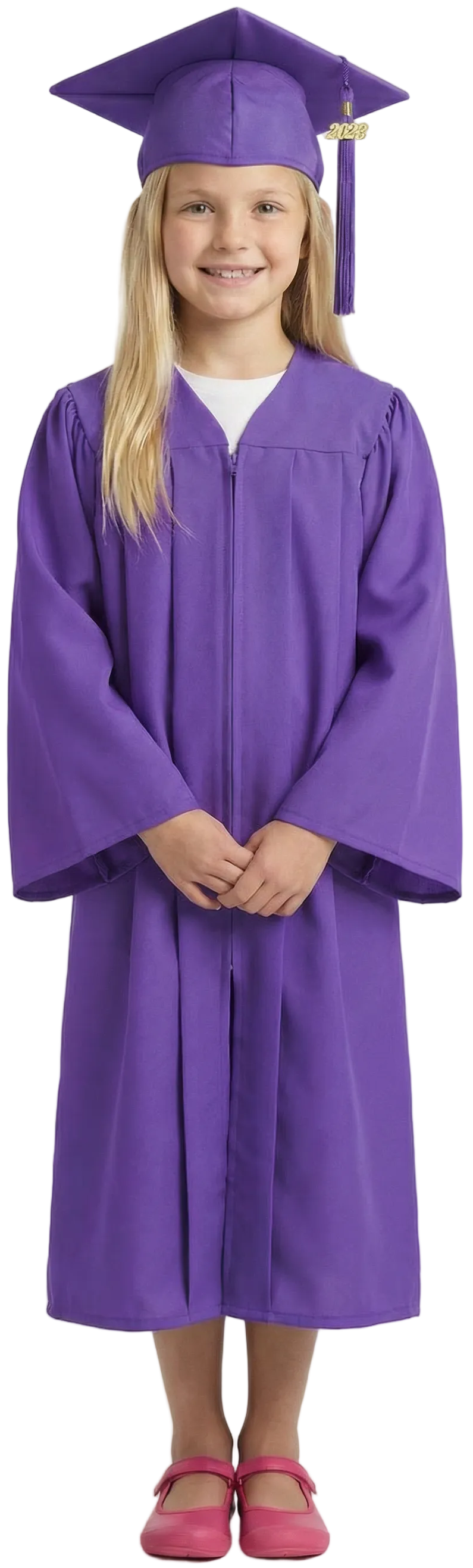 Matte Purple Elementary Cap & Gown