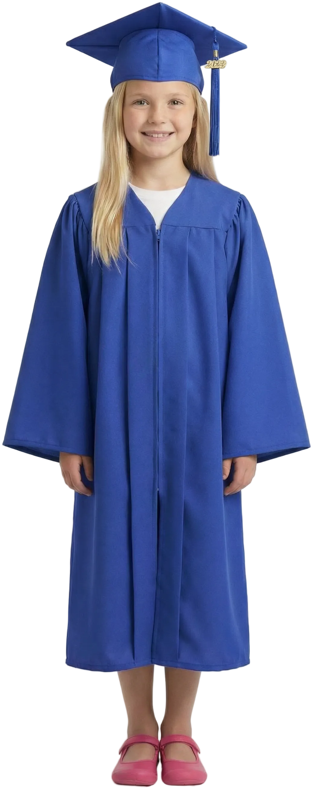 Matte Royal Blue Elementary Cap & Gown