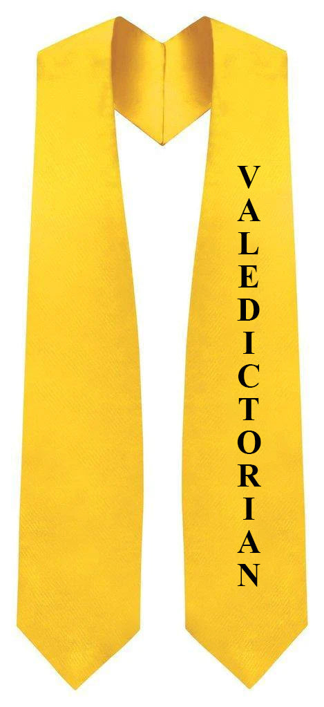 Gold Elementary Valedictorian Stole