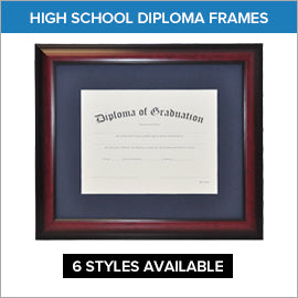 High School Graduation Diploma Frames