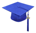 Matte Royal Blue Junior High/Middle School Cap & Gown