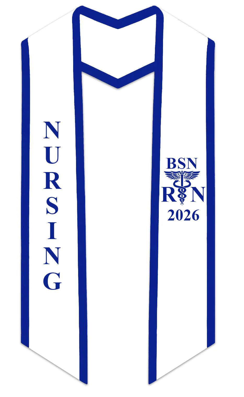 2026 BSN Nursing Graduation Stole with Trim
