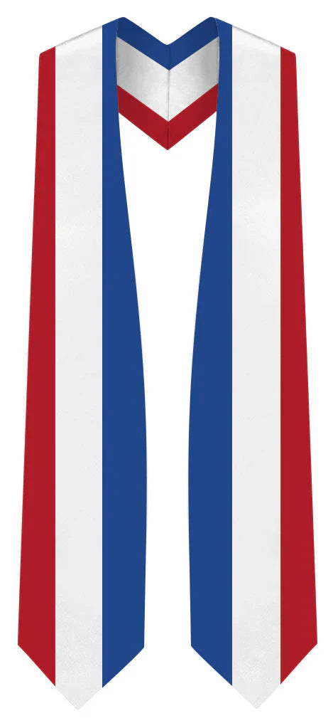 International Flag Graduation Stole