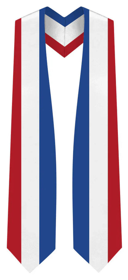 International Flag Graduation Stole