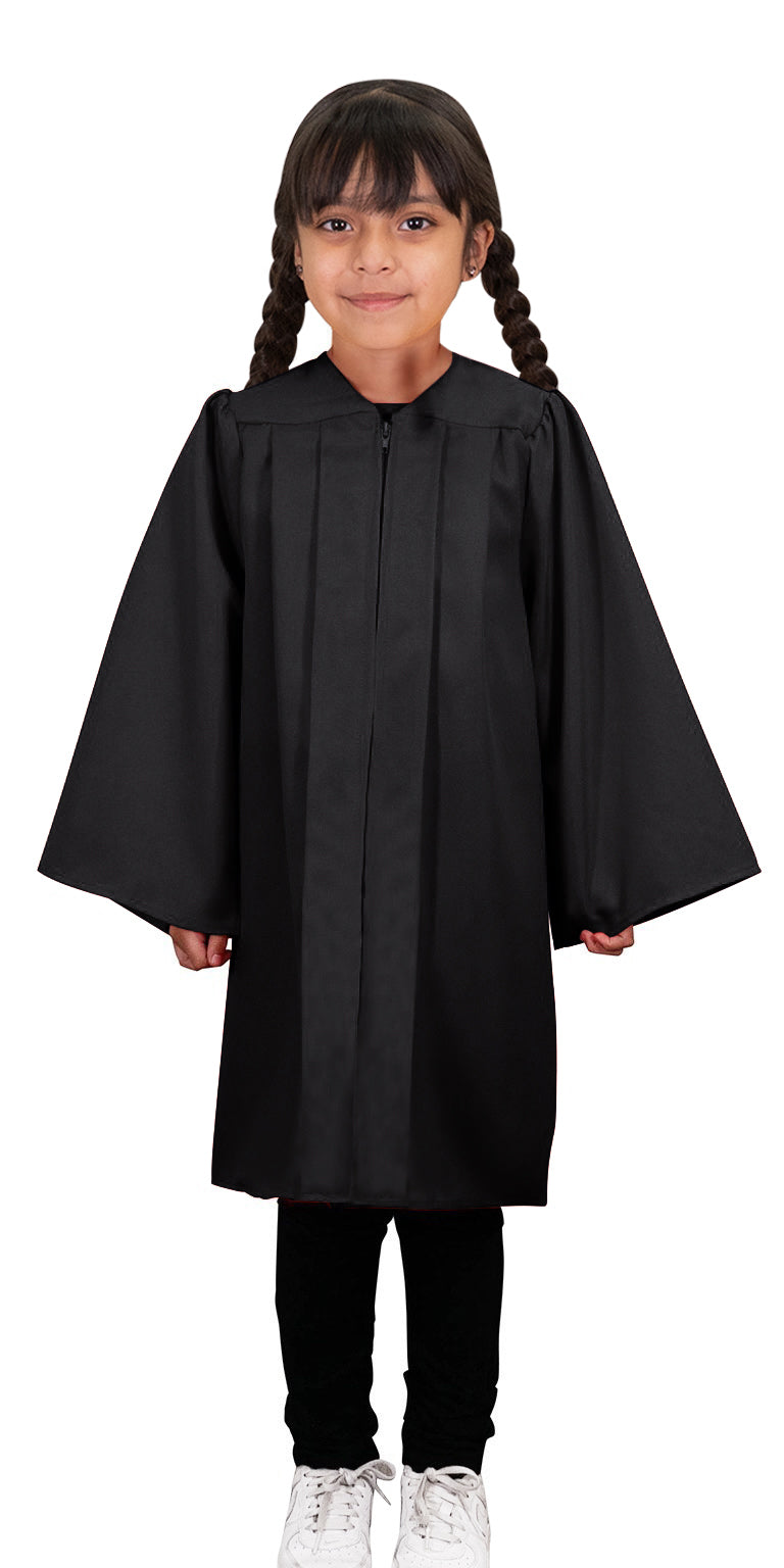 Matte Black Kindergarten/Preschool Gown
