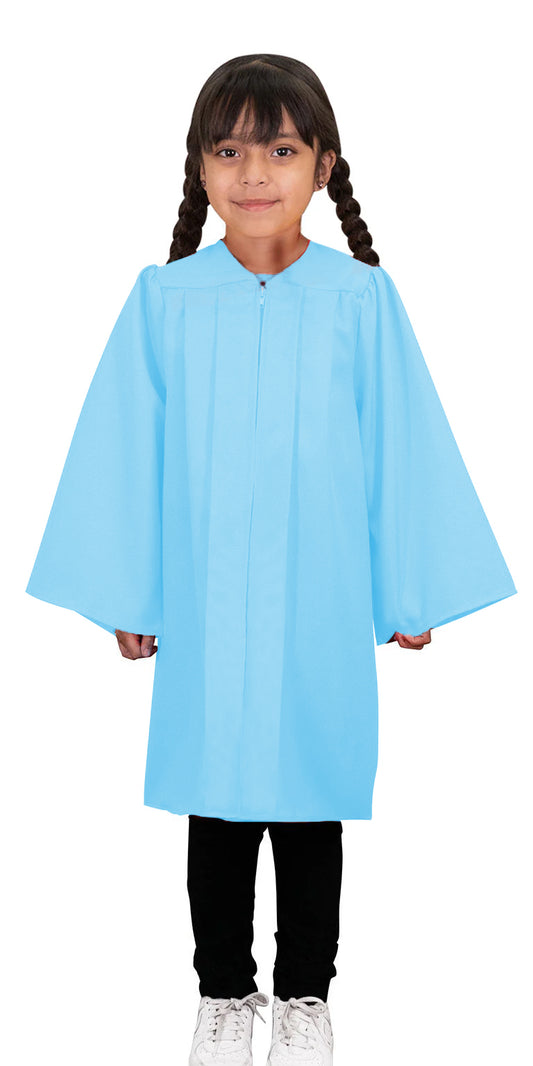 Matte Light Blue Kindergarten/Preschool Gown
