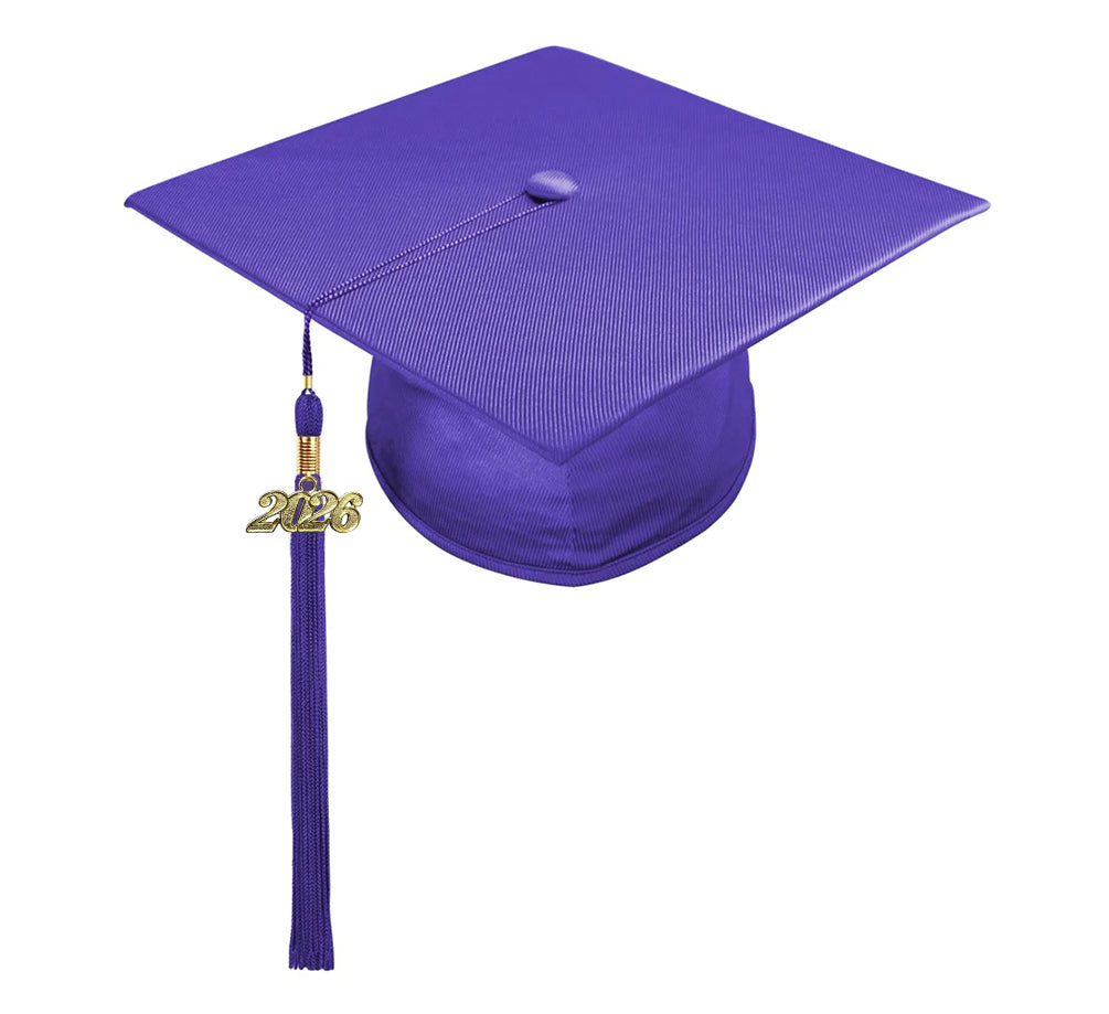 Shiny Purple Elementary Cap & Gown
