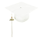 Shiny White Elementary Cap & Tassel