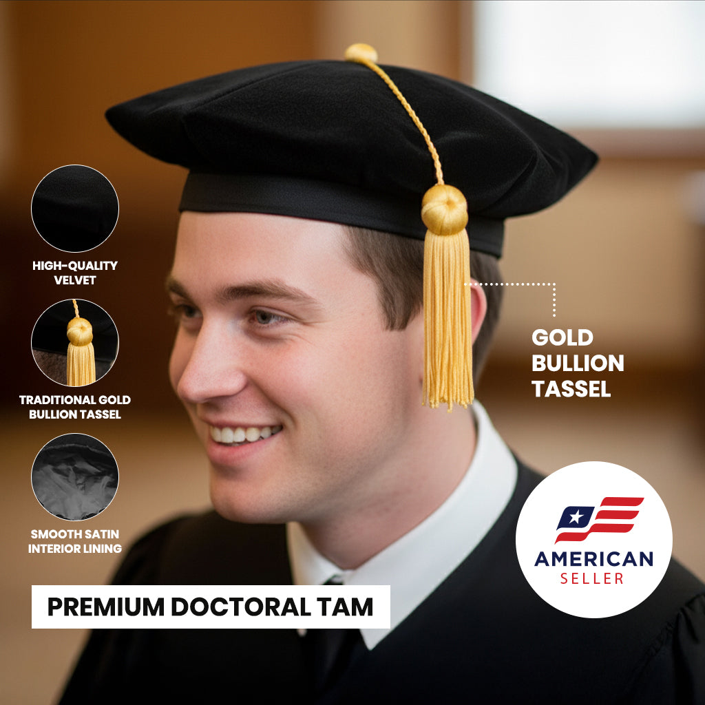 Custom Doctoral Graduation Tam, Gown & Hood Package Doctorate Regalia ...