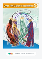 Double Color/Two Colored Graduation Tassel