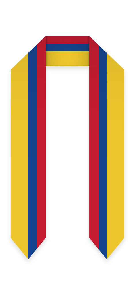 Colombia Graduation Stole - Colombia Flag Sash