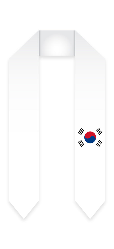 South Korea Graduation Stole - South Korean Flag Sash