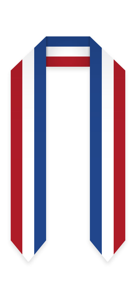 Netherlands Graduation Stole -  Netherlands Flag Sash