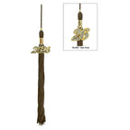 Shiny Brown High School Cap & Tassel