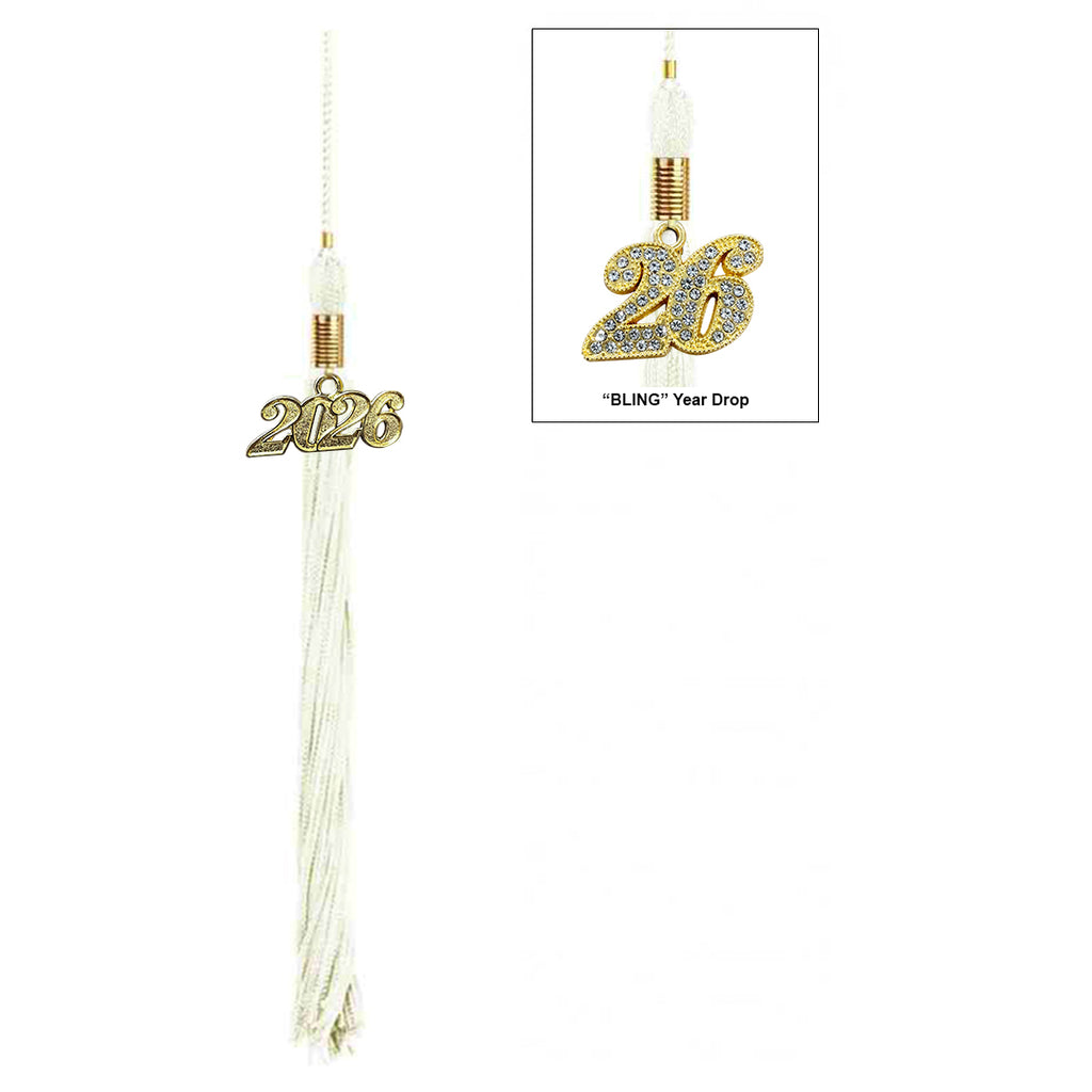 Matte White Junior High/Middle School Cap & Gown