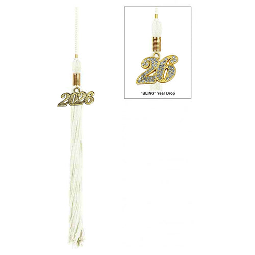 White High School Tassel