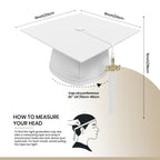 Matte White Elementary Cap & Tassel