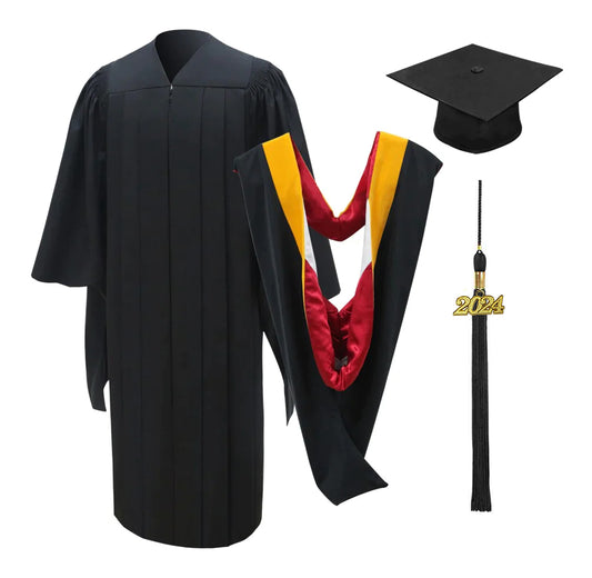 Deluxe Masters Academic Cap & Gown