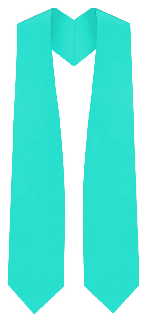 Turquoise College Stole