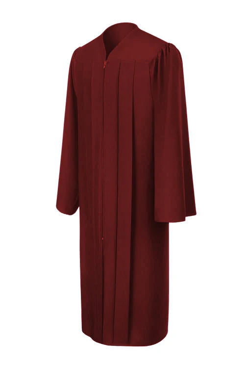 Matte Burgundy Elementary Cap & Gown