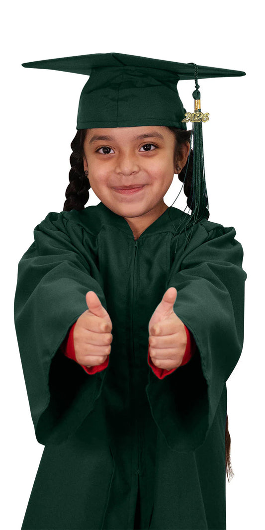 Matte Hunter Kindergarten/Preschool Cap & Gown