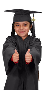 Matte Black Kindergarten/Preschool Cap & Gown