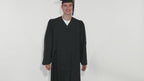 Deluxe Black Bachelors Cap & Gown