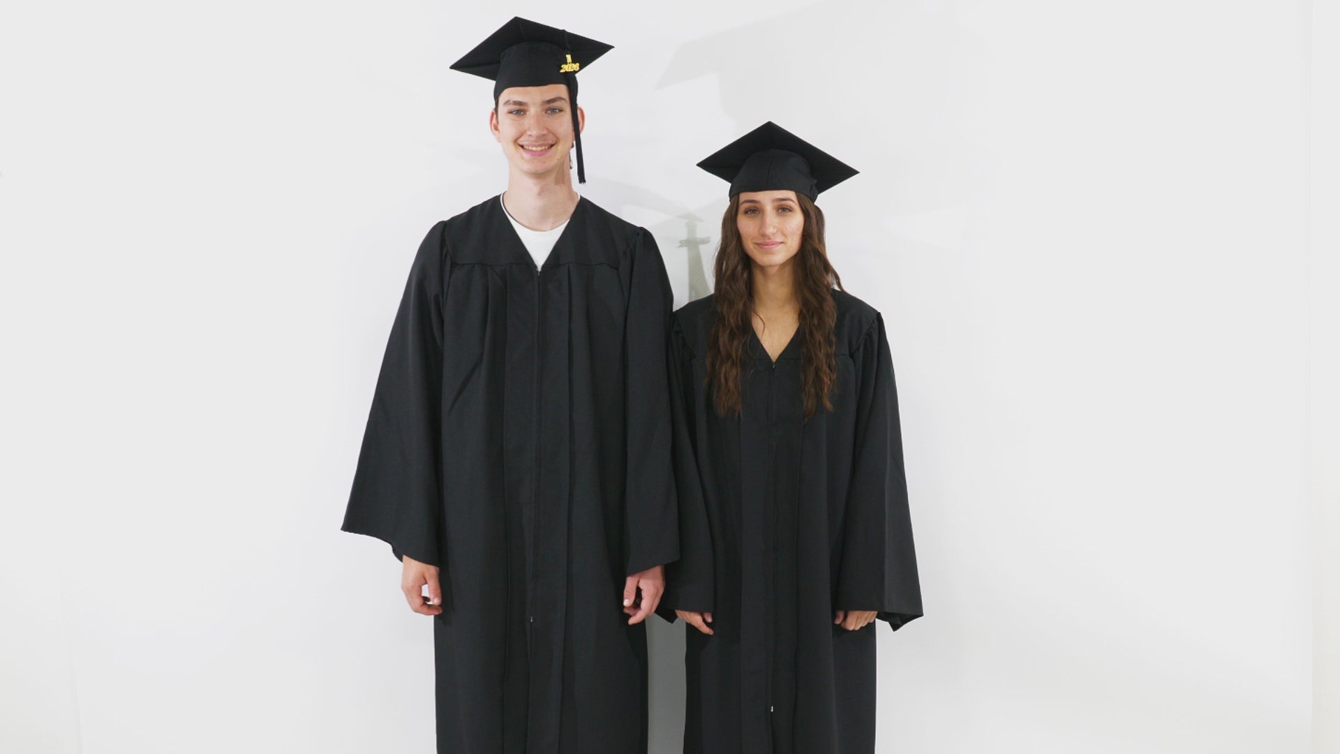 Matte Black High School Cap & Gown