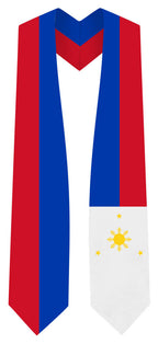 Philippines Graduation Stole -  Philippine Flag Sash