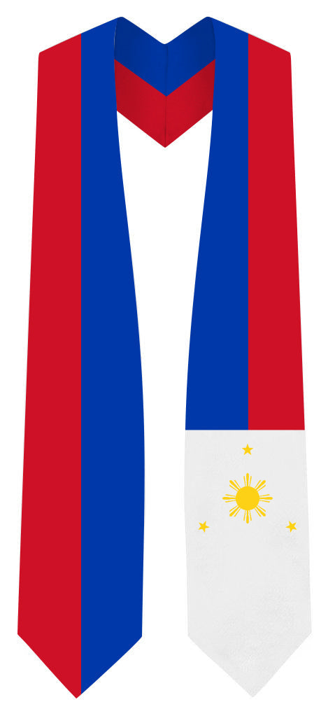 Philippines Graduation Stole -  Philippine Flag Sash