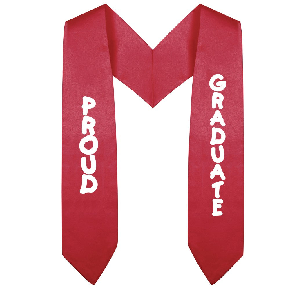 Red Imprinted Kindergarten/Preschool Stole
