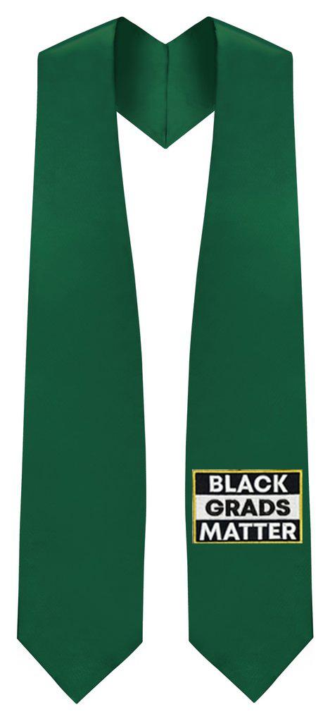 Hunter BLACK GRADS MATTER Graduation Stole