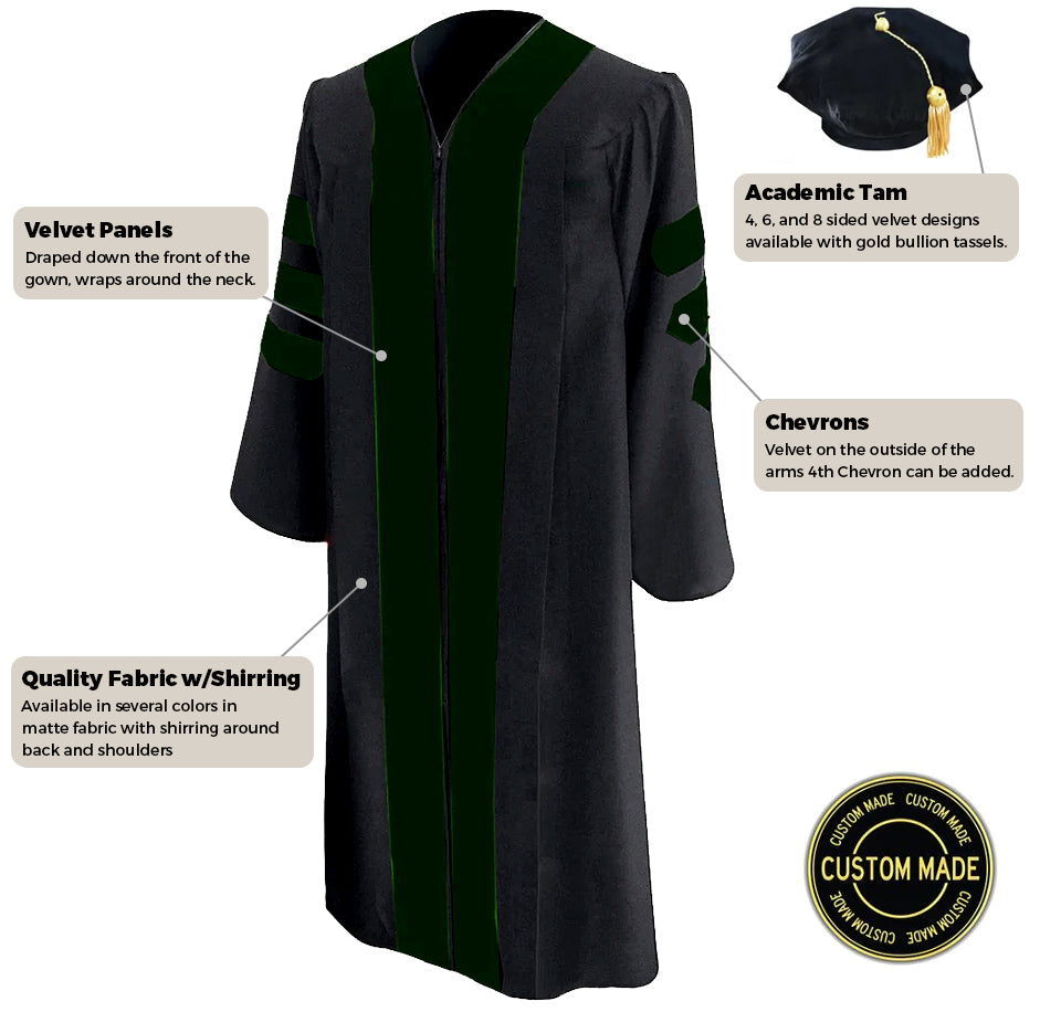 Doctorate Tam, Gown & Hood Graduation Packages – Gradshop