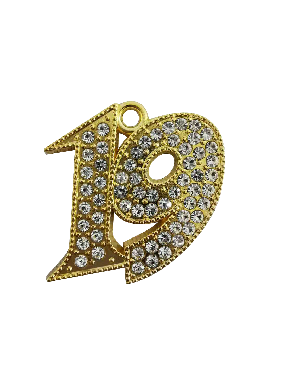 2020 "Bling" Year Date Drop - Graduation Cap and Gown