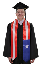 Puerto Rico Graduation Stole -  Puerto Rico Flag Sash