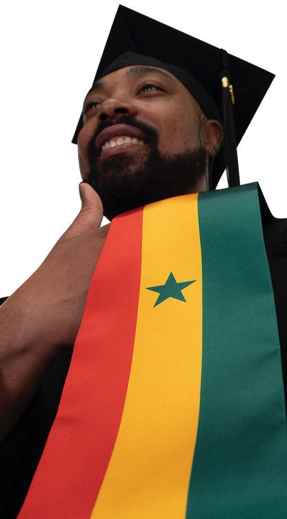 Senegal Graduation Stole -  Senegal Flag Sash