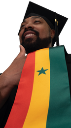 Senegal Graduation Stole -  Senegal Flag Sash