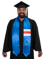Cape Verde Graduation Stole -  Cape Verde Flag Sash