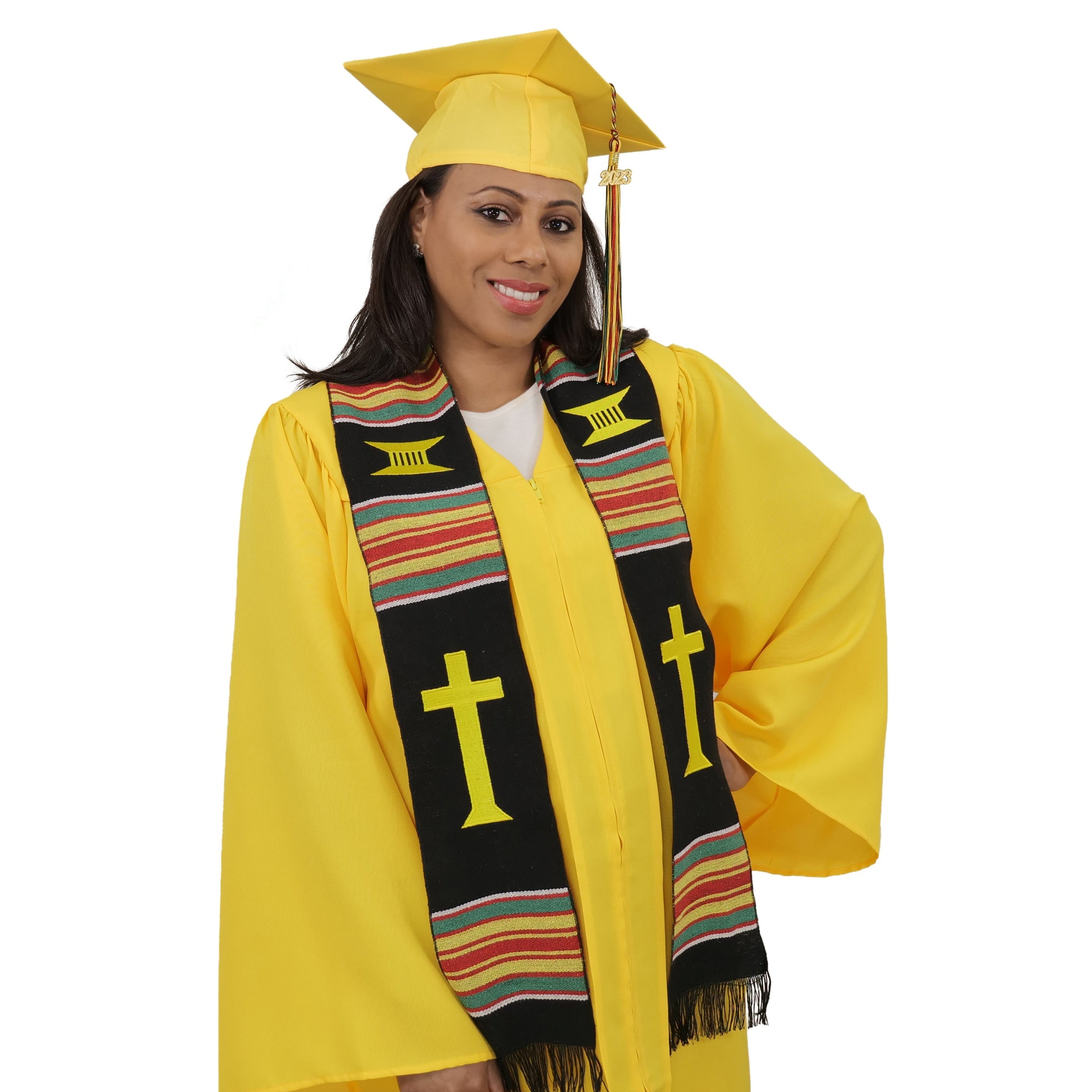 African Cloth Kente Graduation Stoles - Premium Kente Stoles – Gradshop
