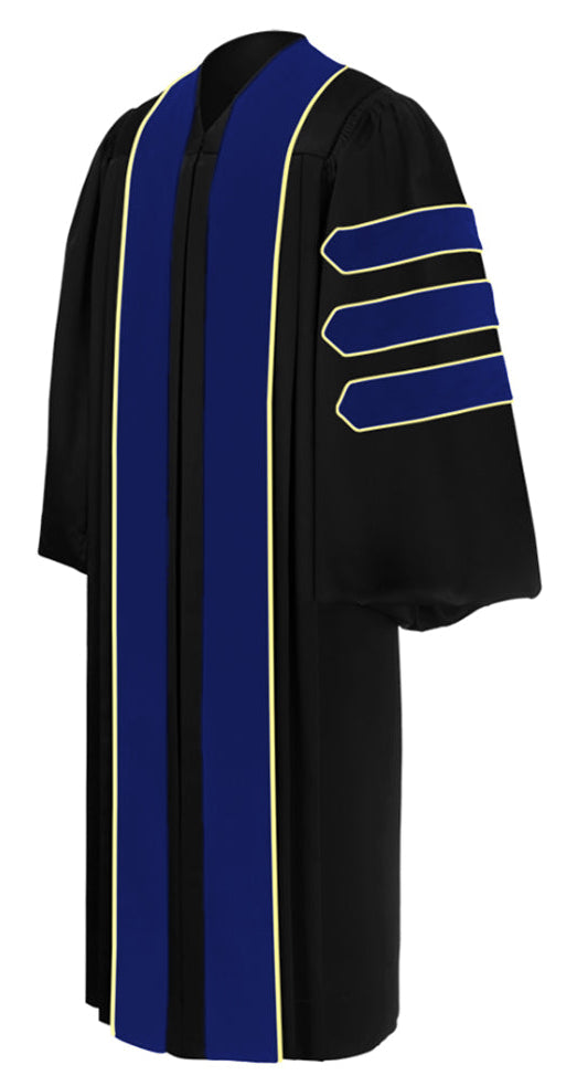 PhD Blue Doctoral Gown - Academic Regalia
