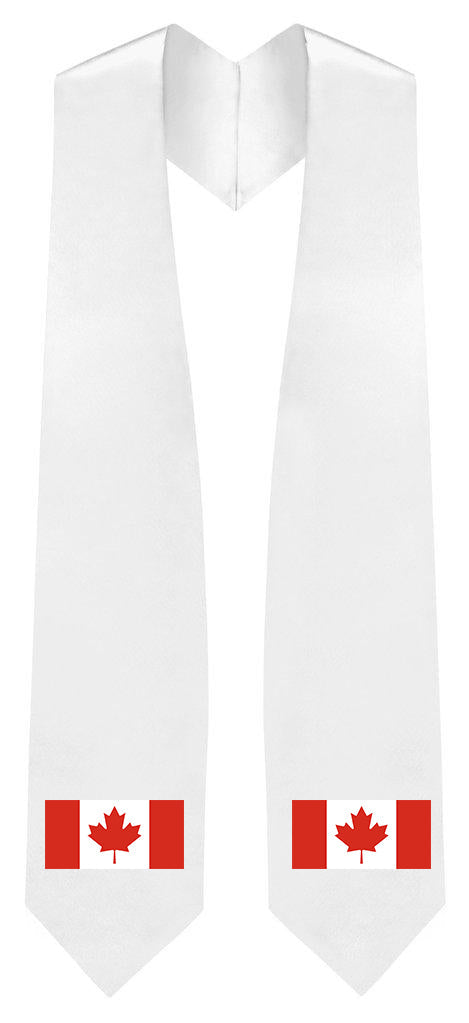 Canada Embroidered Patch Stole - Canada Flag Patch Sash