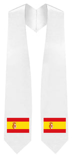 Spain Embroidered Patch Stole - Spanish Flag Patch Sash
