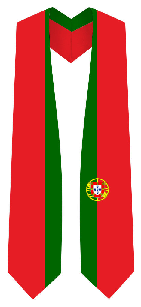 Portugal Graduation Stole - Portuguese Flag Sash