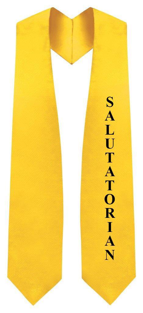 Gold Salutatorian Stole for Graduation - Graduation Attire