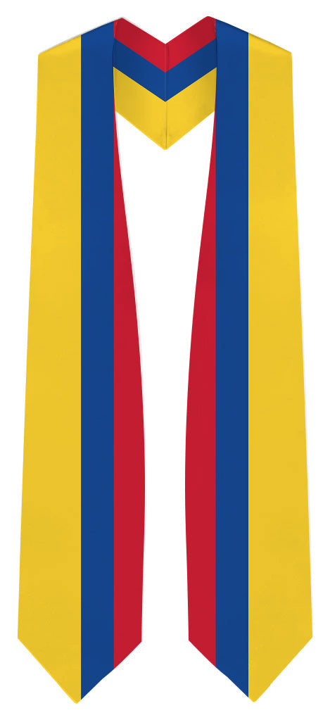 Colombia Graduation Stole - Colombian Flag Sash