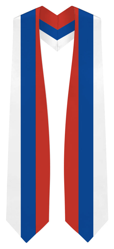 Russia Graduation Stole - Russian Flag Sash