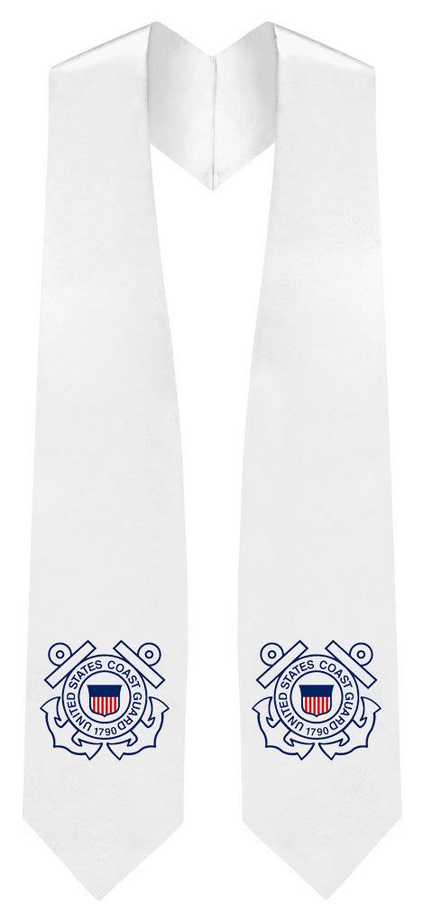 U.S Coast Guard Stole - Graduation Cap and Gown