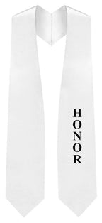 White High School Honor Stole